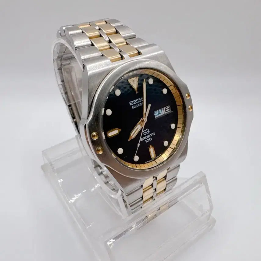 [BUNJANG] 1980s Seiko SQ Sports 100 Quartz Watch / 1980s 빈티지 세이코 SQ sports 100 젠타 쿼츠 시계