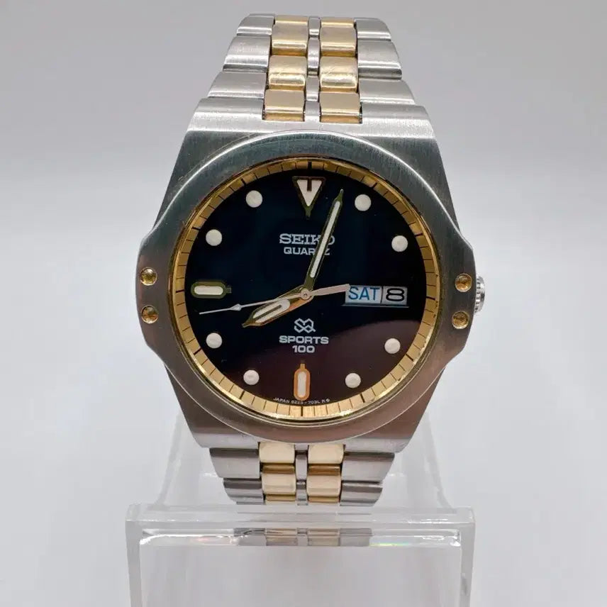 [BUNJANG] 1980s Seiko SQ Sports 100 Quartz Watch / 1980s 빈티지 세이코 SQ sports 100 젠타 쿼츠 시계