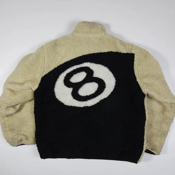 [BUNJANG] Stussy 8 Ball Reversible Fleece Jacket / 스투시 8볼 양면 후리스 자켓 [M]