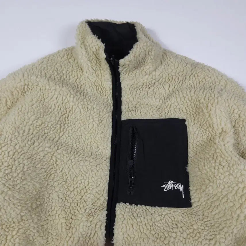 [BUNJANG] Stussy 8 Ball Reversible Fleece Jacket / 스투시 8볼 양면 후리스 자켓 [M]