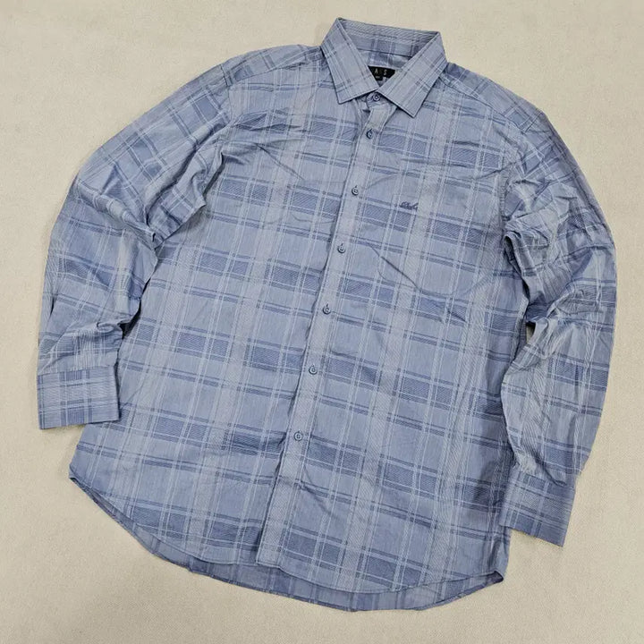 [BUNJANG] Daks Blue Check Shirt / 105 닥스 블루 체크 셔츠 남방 0619Y2