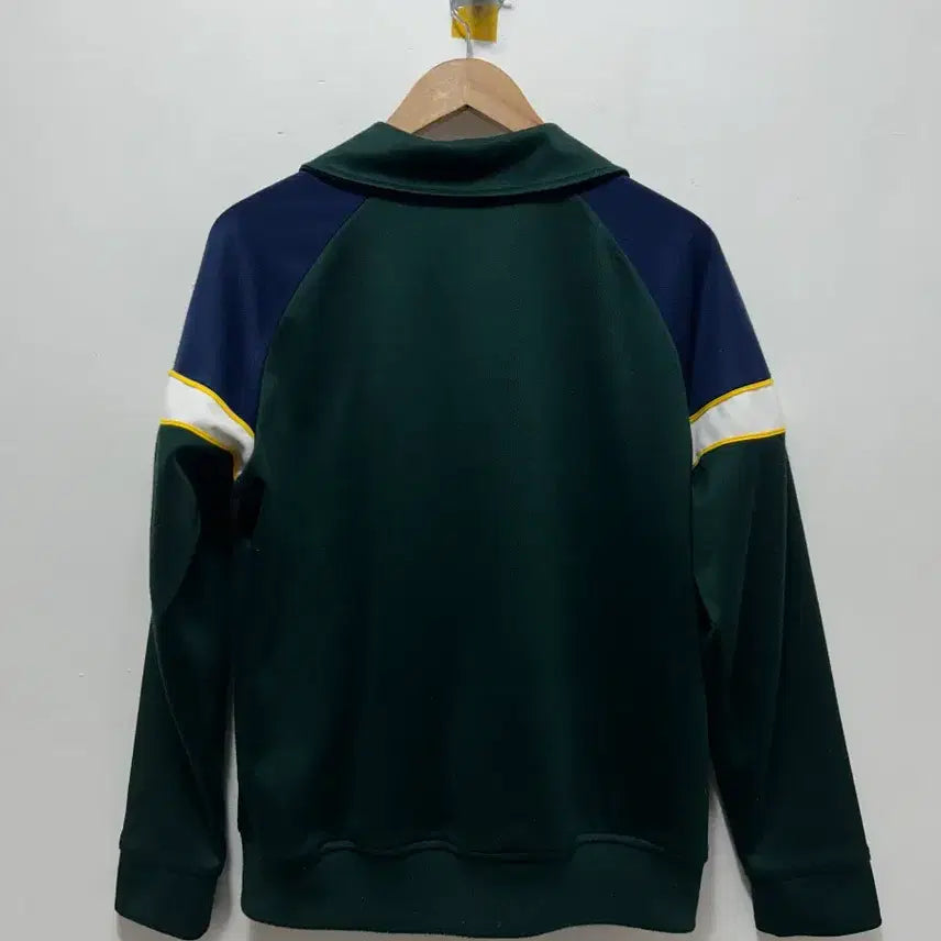 [BUNJANG] Adidas Track Top Navy/Green Zip-Up L / 아디다스 트랙탑 네이비/그린 집업 L