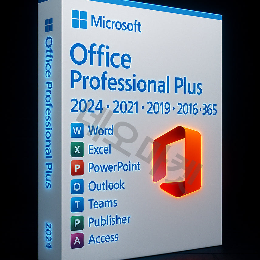 [BUNJANG] Microsoft Office Perpetual License Keys (2016, 2019, 2021, 2024, 365) for Windows / MS오피스2024 2021 2019 2016 365 윈도우 정품키 엑셀