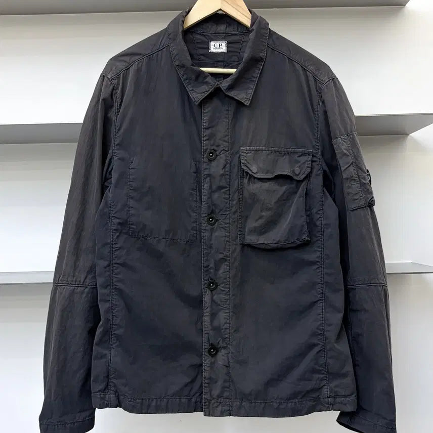 [BUNJANG] CP Company Faded Pocket Lens Overshirt / 씨피컴퍼니 페이드 포켓 렌즈 오버셔츠