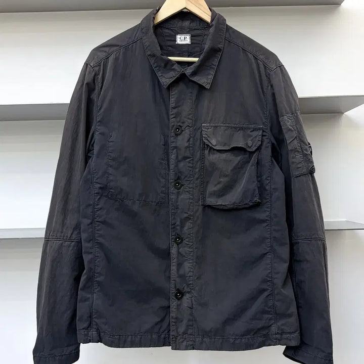 [BUNJANG] CP Company Faded Pocket Lens Overshirt / 씨피컴퍼니 페이드 포켓 렌즈 오버셔츠