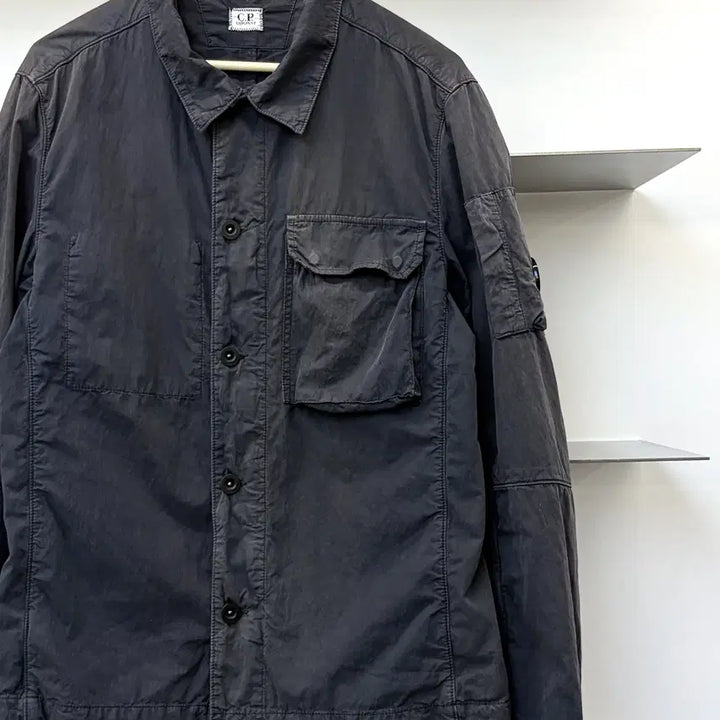 [BUNJANG] CP Company Faded Pocket Lens Overshirt / 씨피컴퍼니 페이드 포켓 렌즈 오버셔츠