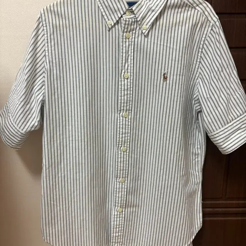 [BUNJANG] Polo Ralph Lauren Striped Short Sleeve Shirt / 폴로 랄프로렌 스트라이프 반팔 셔츠