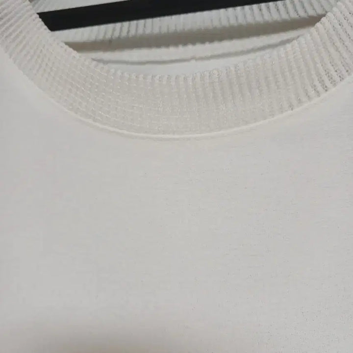 [BUNJANG] White Basic Short-Sleeve Knit Top Size 88 / 흰색 기본 반팔 니트 88사이즈