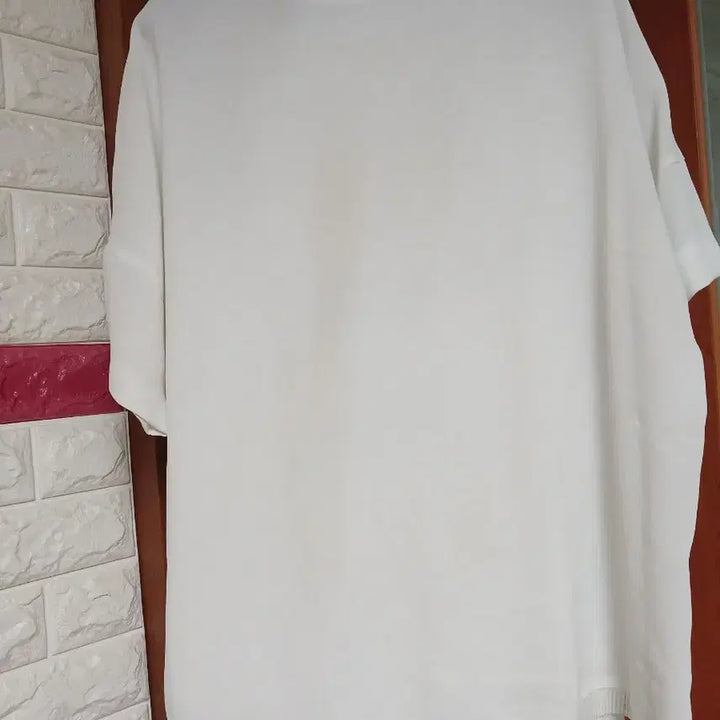 [BUNJANG] White Basic Short-Sleeve Knit Top Size 88 / 흰색 기본 반팔 니트 88사이즈