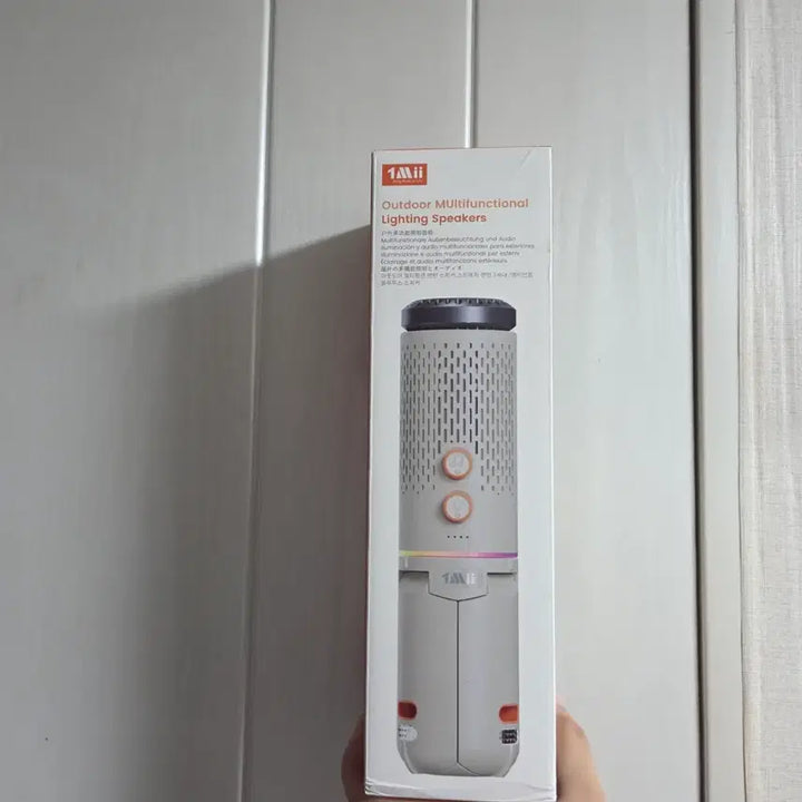 [BUNJANG] Wonmi LED Stretch Lantern Bluetooth Speaker 12500mAh Grey / 원미 블루투스 스피커 판매