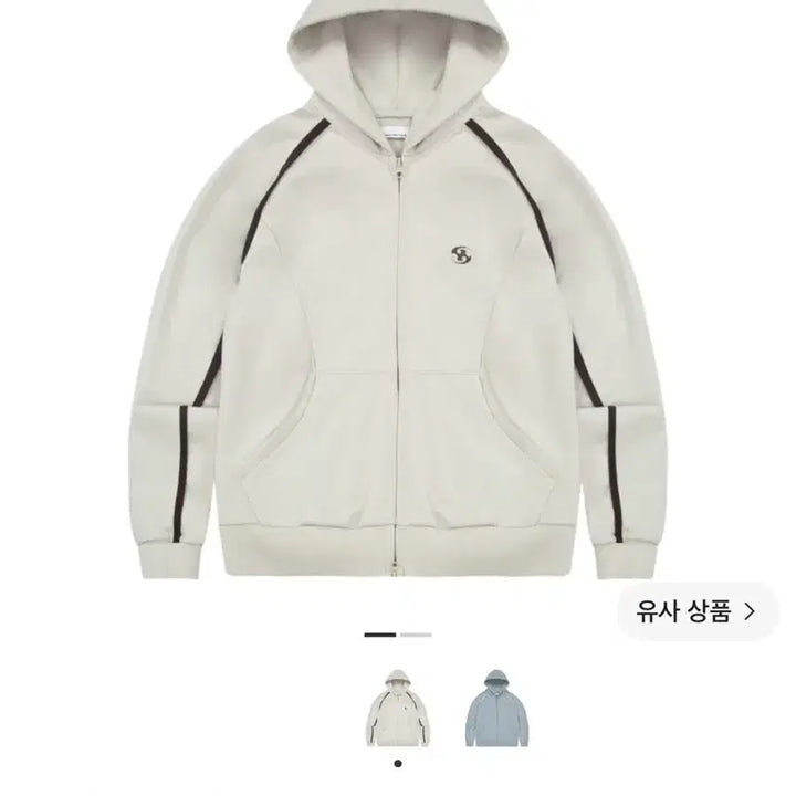 [BUNJANG] Sansan Gear 22FW Two-Way Hooded Zip-Up Beige / 산산기어 22FW 투웨이 후드 집업 베이지