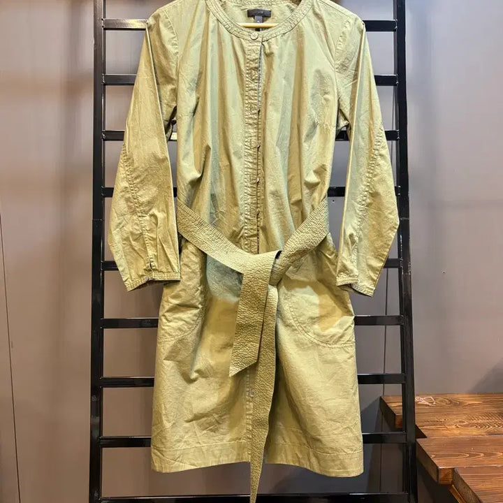 [BUNJANG] J.Crew PL Olive Belted Long Shirt Dress / [PL] 제이크루 올리브 셔츠 원피스 / 벨티드 롱 원피스 3.5