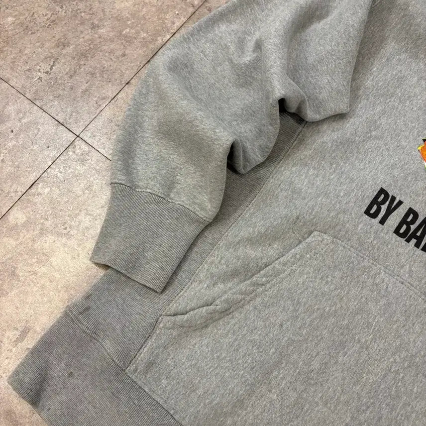[BUNJANG] BAPE Grey Hoodie / 베이프 그레이 후드티 
