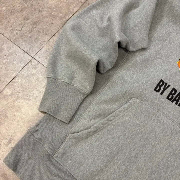 [BUNJANG] BAPE Grey Hoodie / 베이프 그레이 후드티 