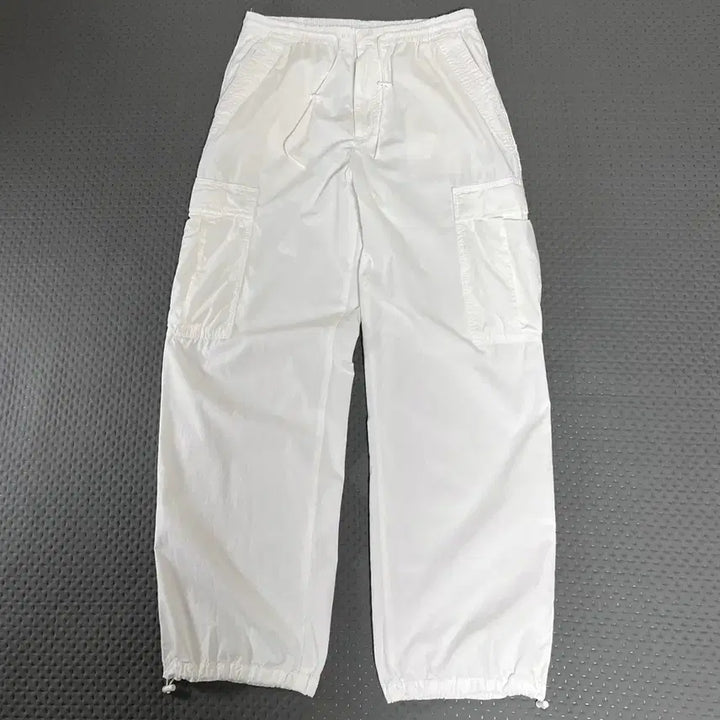 [BUNJANG] Zara String Cargo Pants White L / 자라 스트링 카고팬츠 화이트 L