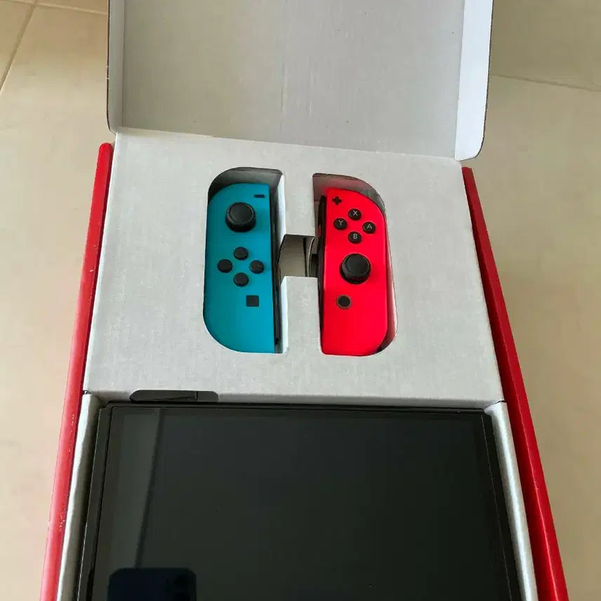 [BUNJANG] Nintendo Switch OLED Neon / 닌텐도 스위치 oled 네온 ss급