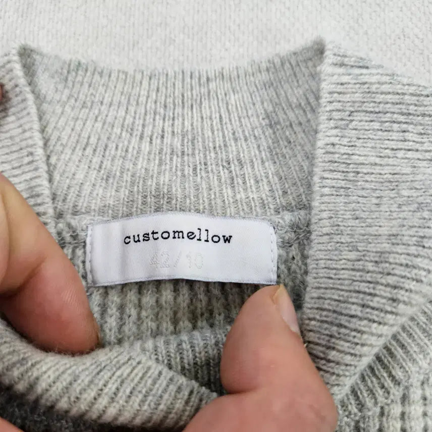 [BUNJANG] Custom Mellow Waffle Knit Sweater / 42/10 커스텀멜로우 와플 니트 스웨터 0619Y2