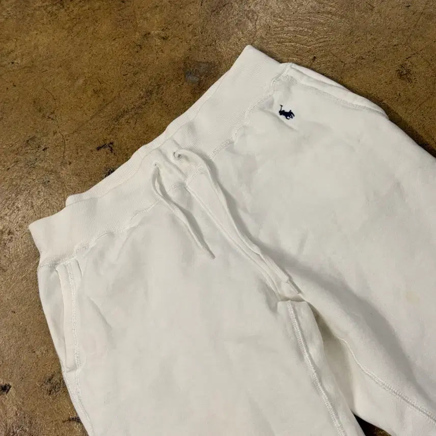 [BUNJANG] Polo Ralph Lauren White Jogger Pants / [정품/S] 폴로 랄프로렌 화이트 조거팬츠