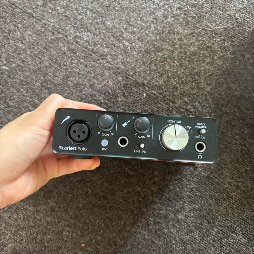 [BUNJANG] Focusrite Scarlett Solo 2nd Gen Audio Interface / 포커스라이트 스칼렛 솔로 2세대