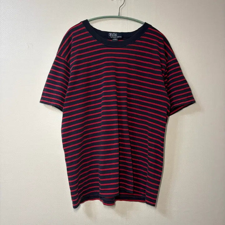 [BUNJANG] Polo Ralph Lauren Striped Short Sleeve T-Shirt M / 폴로랄프로렌 스트라이프 반팔티 M