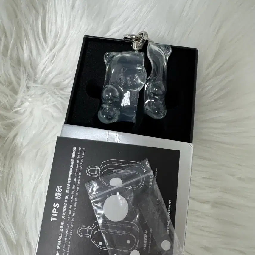 [BUNJANG] Sushim Jelly Bear Airpods 4 Case Clear / 수심 젤리베어 에어팟4 케이스 투명