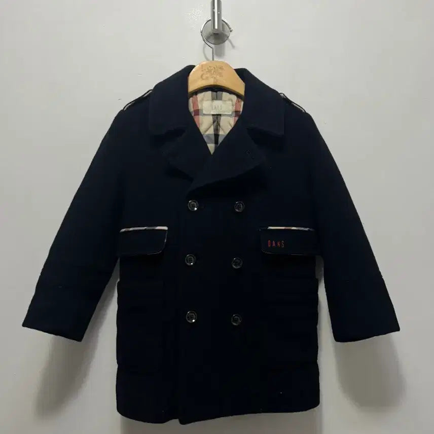 [BUNJANG] Daks Double Coat Navy Kids 110 Size / 닥스 더블 코트 네이비 키즈 110사이즈