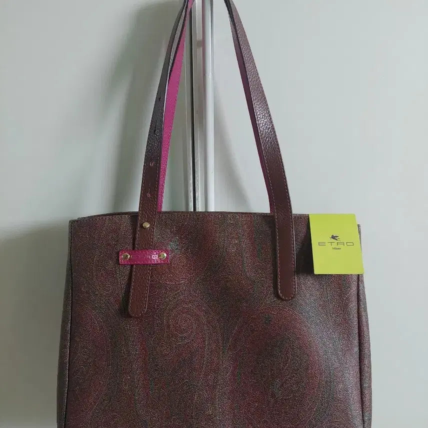[BUNJANG] Etro Paisley Tote Bag Pink Brown / 에트로 페이즐리 토트백 핑크 브라운