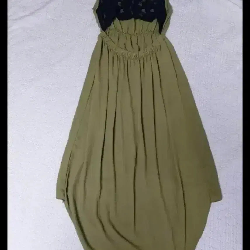 [BUNJANG] Skull Lace Sleeveless Chiffon Maxi Dress / 민소매 쉬폰원피스 44~55 여름여행지원피스 해골스컬레이스