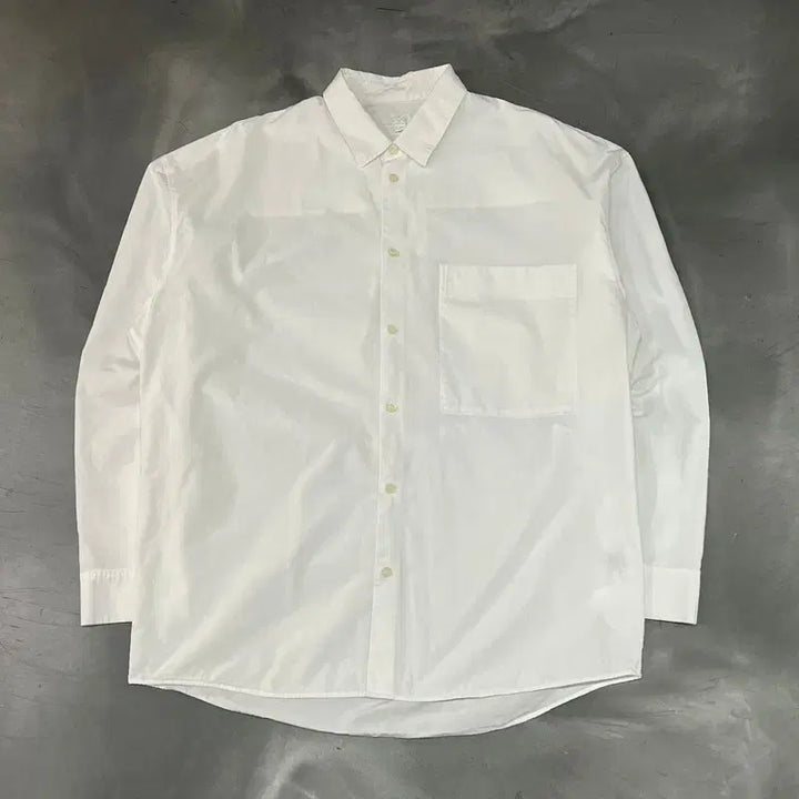 [BUNJANG] COS Big Pocket White Shirt / 코스 빅포켓 화이트 셔츠 y18145