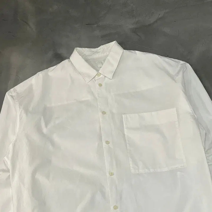 [BUNJANG] COS Big Pocket White Shirt / 코스 빅포켓 화이트 셔츠 y18145