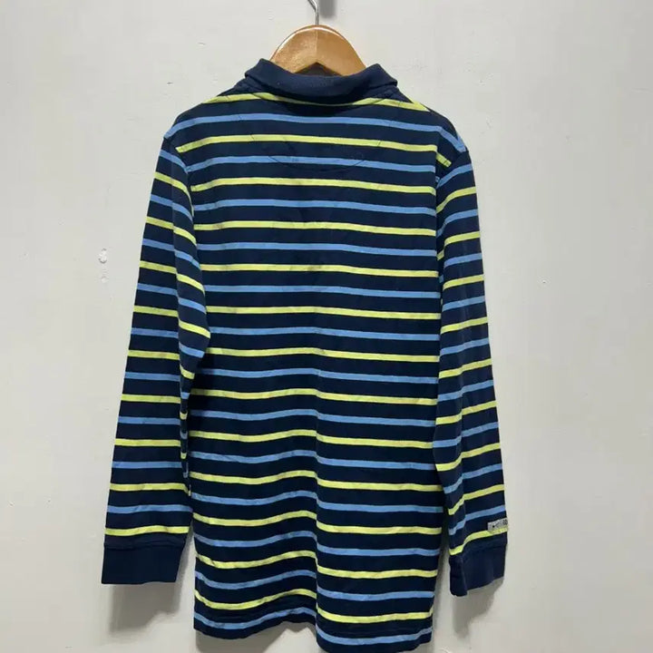 [BUNJANG] Nike Kids Long Sleeve Striped Collar T-Shirt Size 140 / 나이키 긴팔 단가라 카라티 키즈 140사이즈