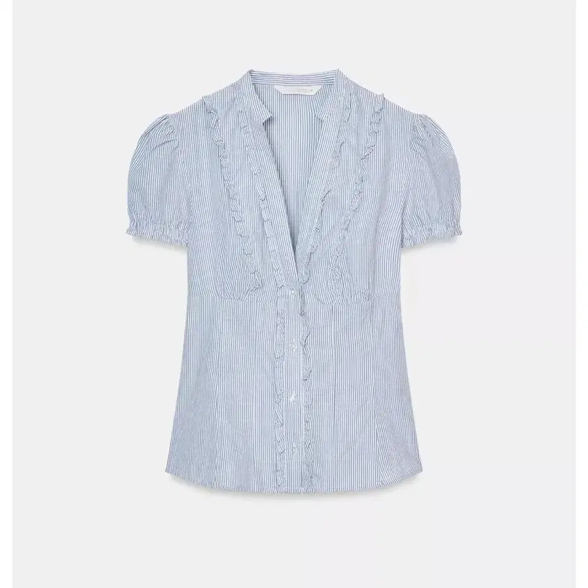 [BUNJANG] ZARA Poplin Tie Detail Shirt / [새상품] 자라 포플린 타이 디테일 셔츠