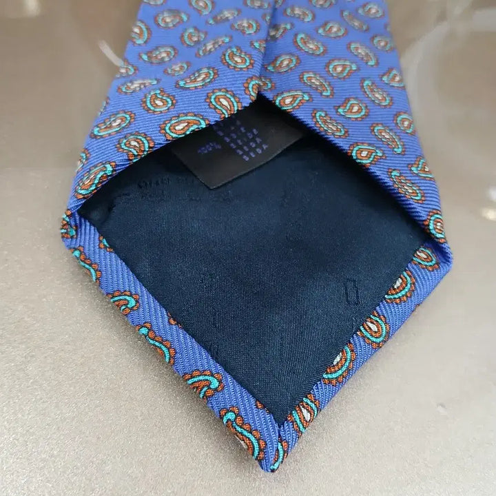 [BUNJANG] Etro Paisley Pattern Silk Necktie / 이태리명품 ETRO 에트로 페이즐리 패턴 실크넥타이