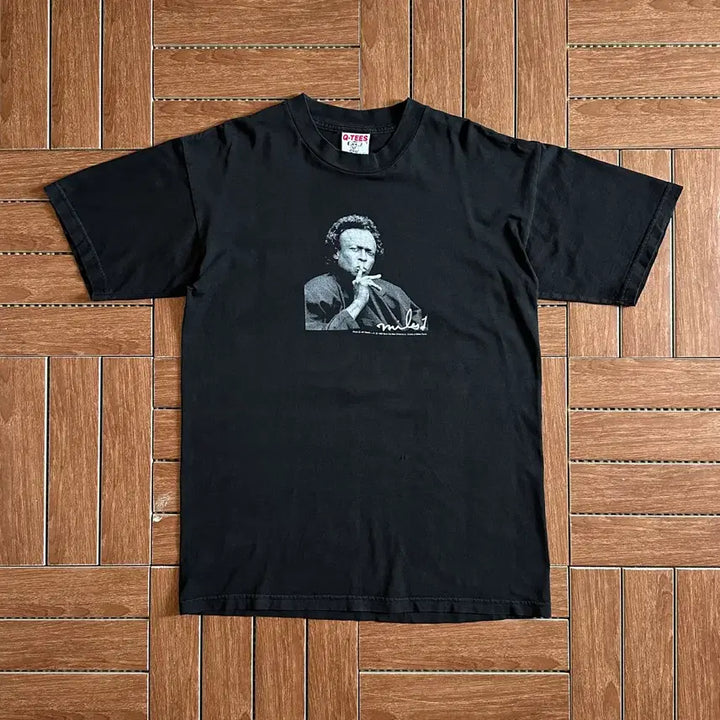 [BUNJANG] Q tees USA Miles Davis T-Shirt / 90s Q tees usa 마일스 데이비스 반팔티