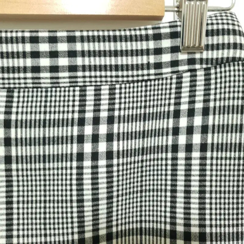 [BUNJANG] 8 Seconds Check Long Skirt M / 에잇세컨즈 체크 롱 스커트 70 M_M2549