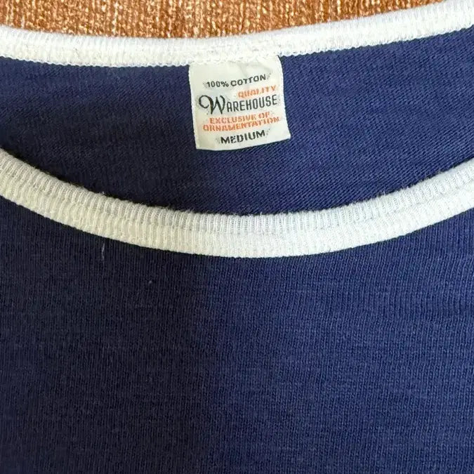 [BUNJANG] Warehouse 4059 Ringer T-Shirt M / 웨어하우스 4059 링거티 M