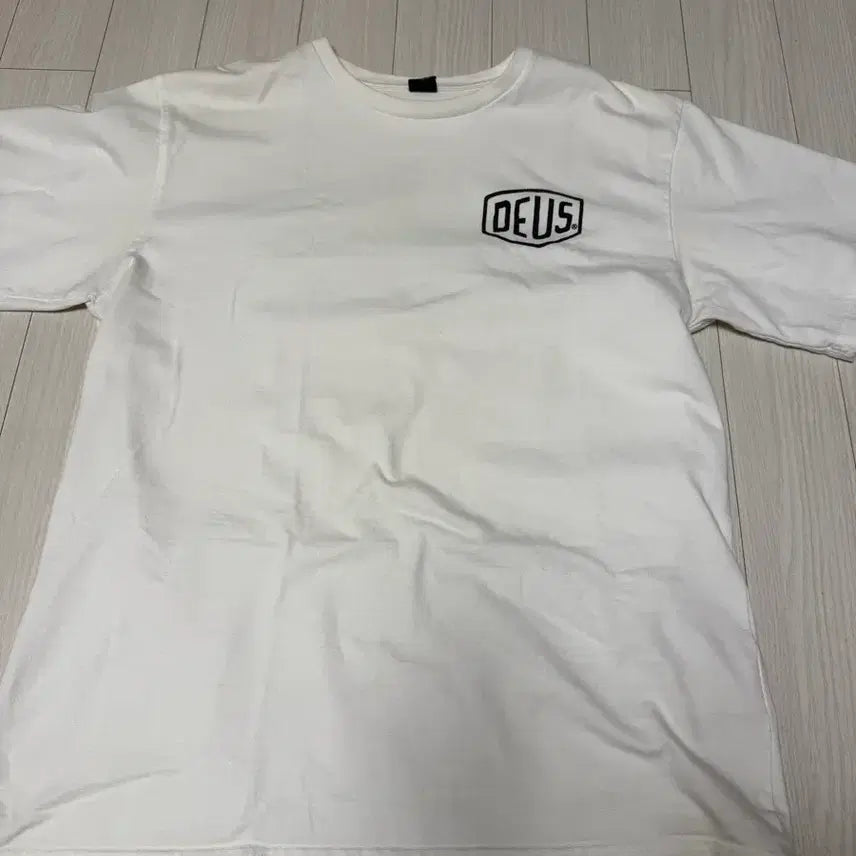 [BUNJANG] DEUS Ex Machina Short Sleeve T-Shirt White / 데우스 반팔