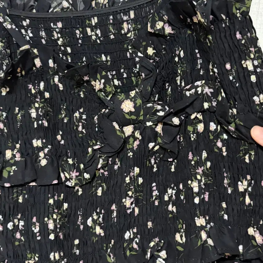 [BUNJANG] Floral Sleeveless Dress / 플라워 나시 원피스