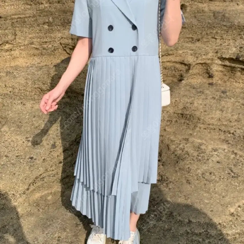 [BUNJANG] Hershey Pleated Dress / 허쉬 플리츠원피스