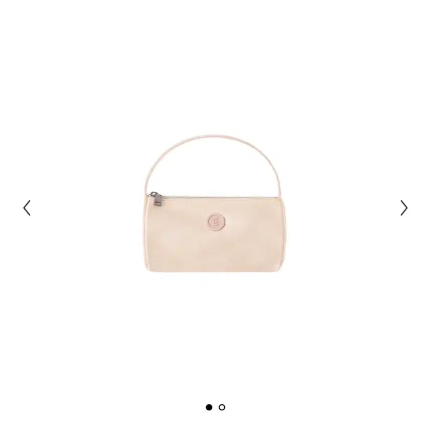 [BUNJANG] Minimute 4th Clo Circle Satin Peach Tote Bag / 미니뮤트 (4TH) 클로 서클 새틴 피치