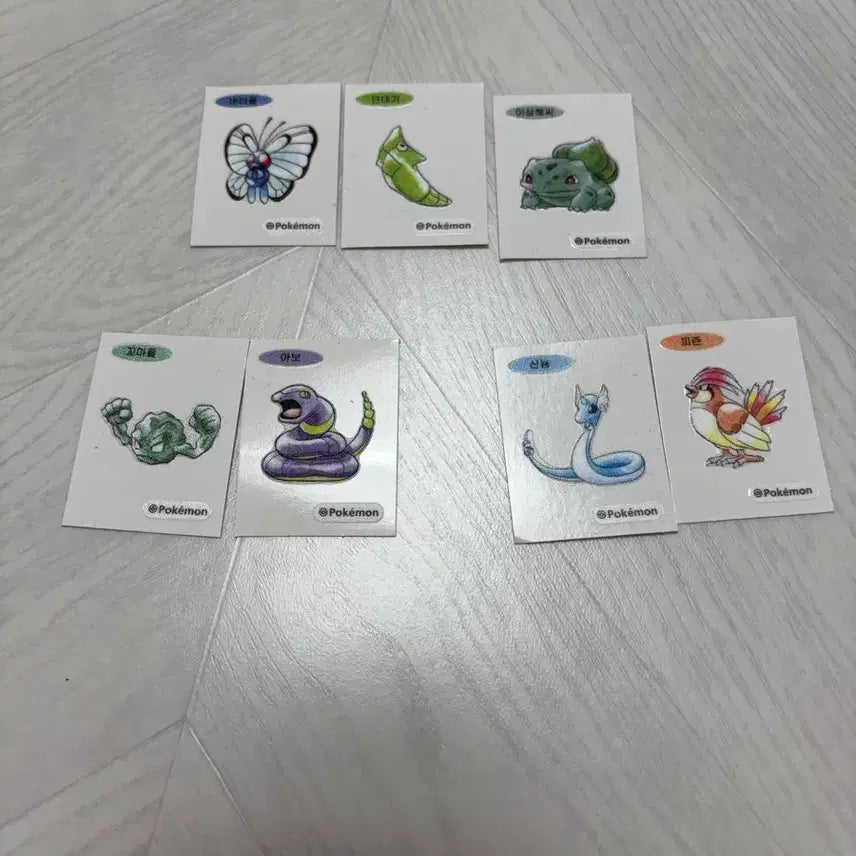 [BUNJANG] Pokemon 30th Anniversary Sticker Set / 포켓몬 띠부씰(30주년)