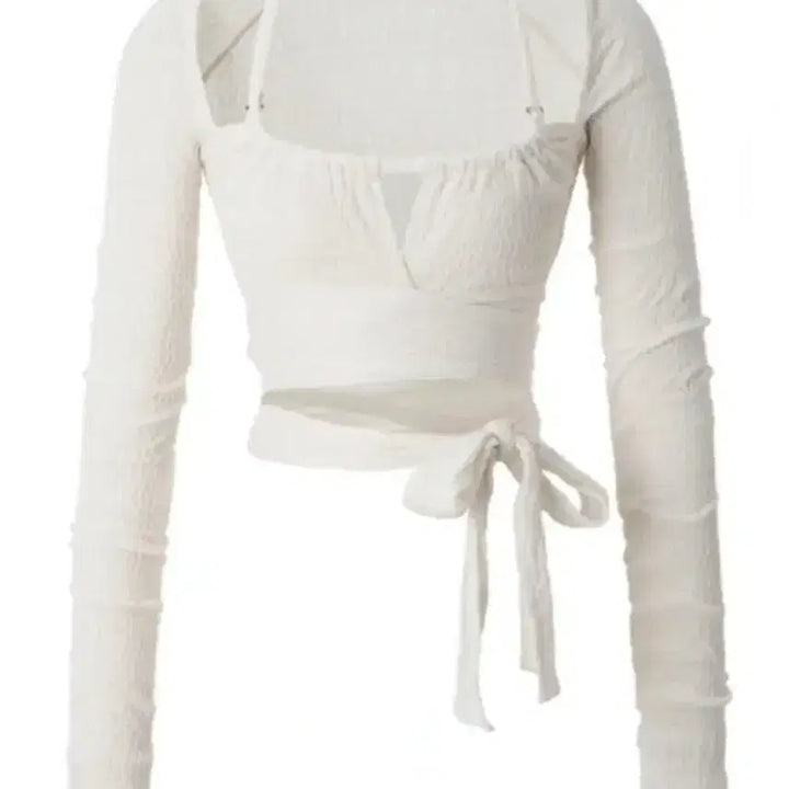 [BUNJANG] 3Times D Ring Halter Top Ivory / 쓰리타임즈 D ring 홀터 탑 아이보리