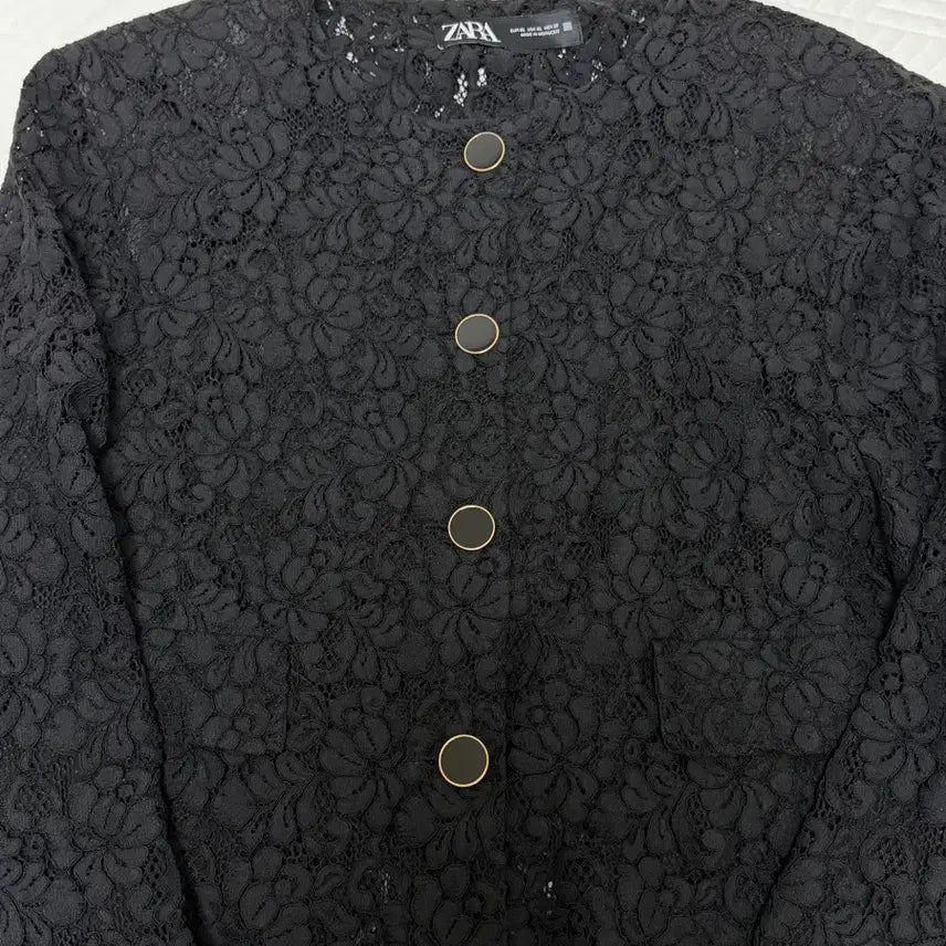 [BUNJANG] Zara Sheer Lace Jacket / 자라 시스루 레이스 자켓
