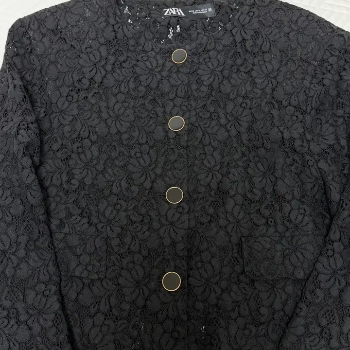 [BUNJANG] Zara Sheer Lace Jacket / 자라 시스루 레이스 자켓