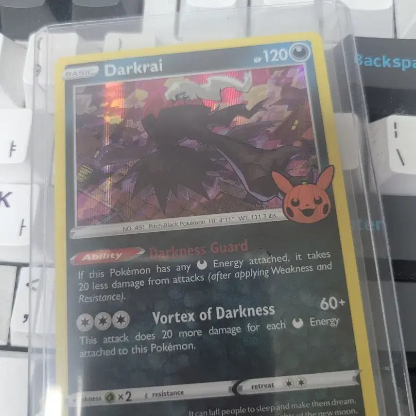 [BUNJANG] 2022 Halloween Darkrai Pokemon Card / 2022 할로윈 포켓몬 카드 다크라이