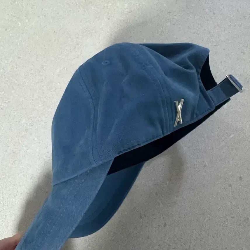 [BUNJANG] BaJal Stud Logo Ball Cap Blue / (새상품) 바잘 스터드 로고 볼캡 블루