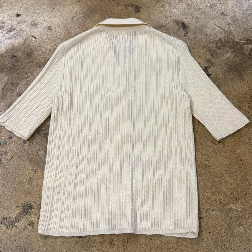 [BUNJANG] Vanessa Bruno Ribbed Long Cardigan Ivory / [정품/S] 바네사부르노 골지 롱 가디건 아이보리