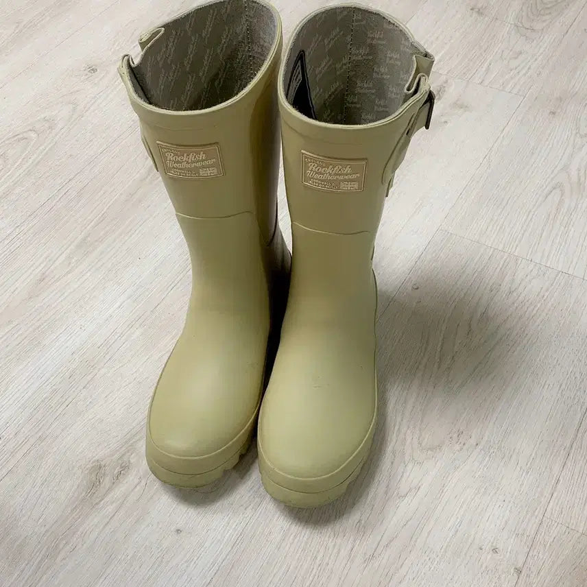 [BUNJANG] Rockfish Weatherwear Chelsea Rain Boots Beige / 락피쉬 웨더웨어 첼시 레인부츠 베이지