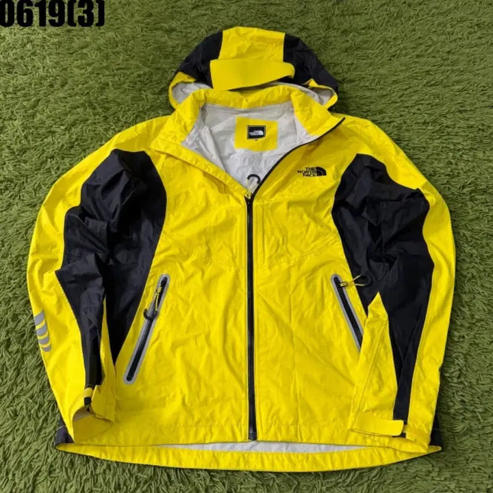 [BUNJANG] The North Face Windbreaker Yellow/Black L / 노스페이스 바람막이 옐로우 블랙l 0619