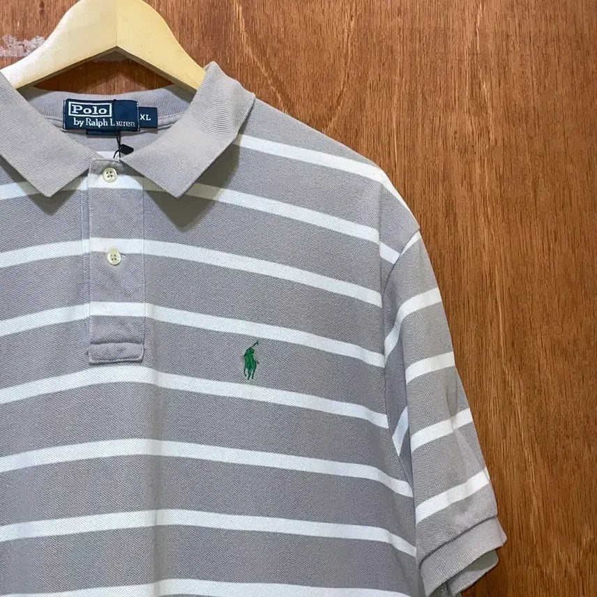 [BUNJANG] Polo Ralph Lauren Striped Short Sleeve Polo Shirt (XL) / (XL) POLO 폴로 랄프로렌 반팔 스트라이프 카라티